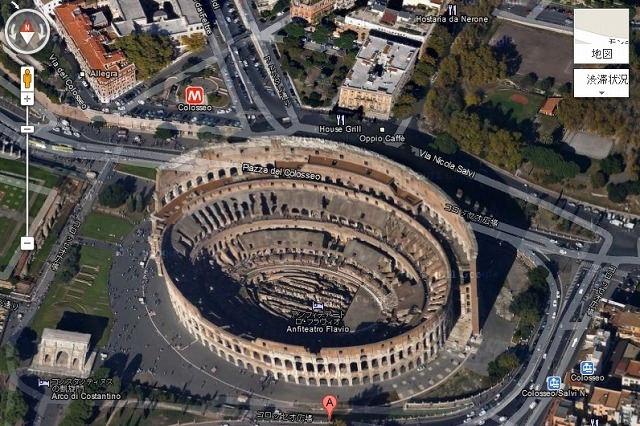 Googleマップ、「MapsGLベータ版」をリリース……なめらかな画面切り替え、45度写真などを実現 画像