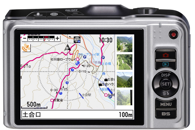 カシオ、デジカメの液晶に表示できる登山地図情報に5タイトル追加……谷川岳・六甲・屋久島など 画像