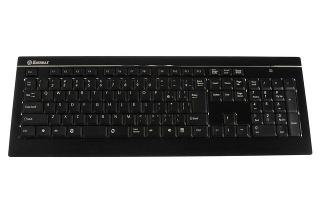 リンクス、ENERMAX製で高さ9.2mmの薄型ワイヤレスキーボード 画像