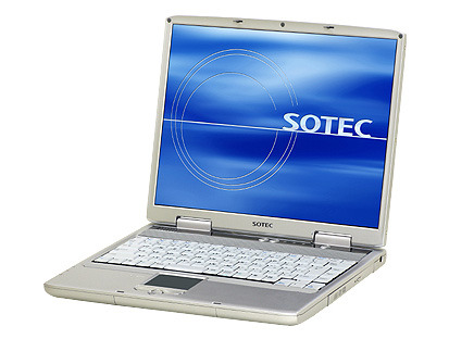 ソーテック、Celeron M 370搭載のスタンダードA4ノート「WinBook WH」 画像