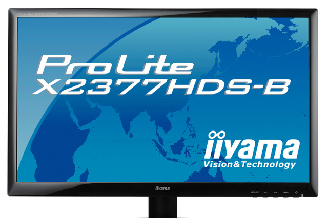 IPS方式パネルと白色LEDバックライトを採用した「iiyama」ブランドの23型フルHD液晶ディスプレイ 画像
