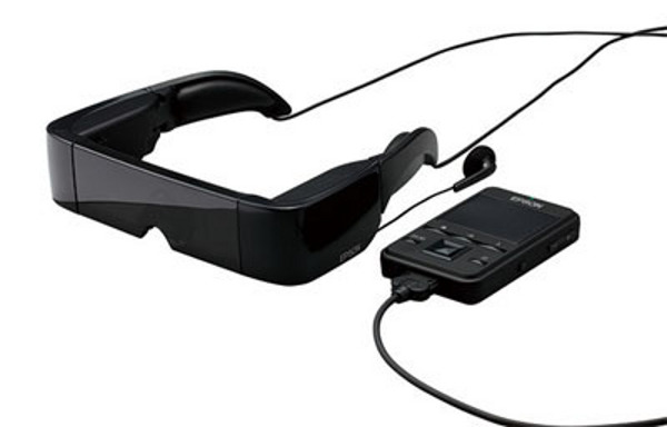 エプソン、メモリ内蔵で3D対応ヘッドマウントディスプレイ……Android搭載でWi-Fiにも対応 画像