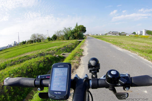 【GARMIN Edge 800J インプレ前編】タッチパネルと地図表示が魅力の新型サイコン 画像
