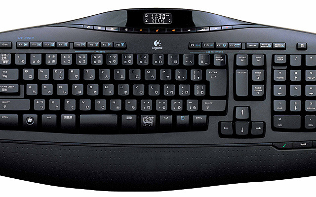 ロジクール、多機能コードレスキーボードとレーザーコードレスマウスのセット製品 画像