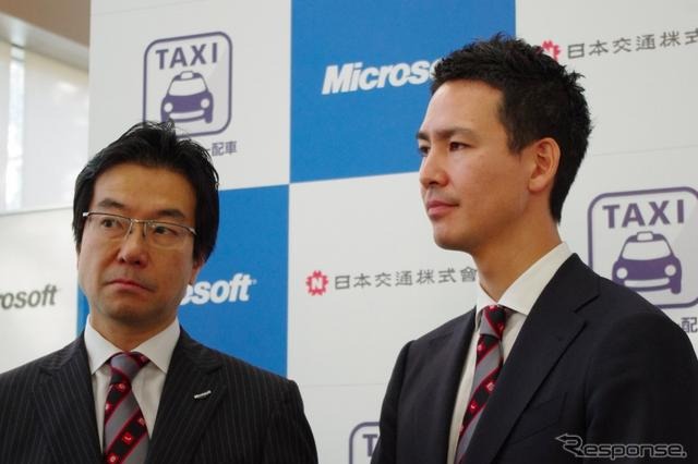 日本MS樋口社長「デバイスからクラウドまで幅広いサービスを」…タクシー配車 画像