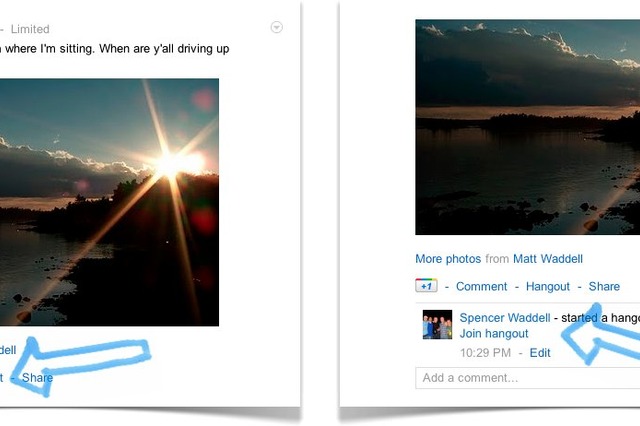 Google+がビデオチャットの模様をライブ配信できる機能を追加 画像