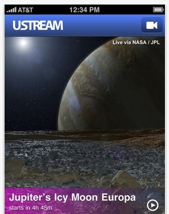 Ustream、iPhone/iPad向けアプリをアップデート……保存動画アップロードなどに対応 画像