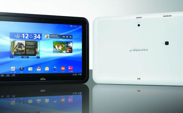 富士通、指紋センサー搭載の防水タブレット「ARROWS Tab Wi-Fi」を19日に発売 画像