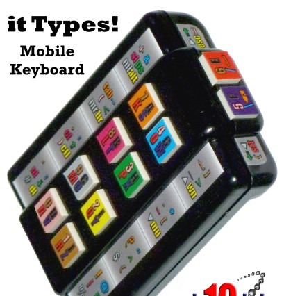 【CES 2012】片手で入力できる全く新しいキーボード、in10didがCESで披露 画像