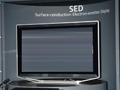 【CEATEC 2006 Vol.15】東芝ブースにもSEDを展示！SEDが待ち時間なしで見られる 画像