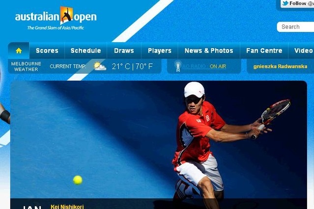 錦織圭出場の全豪オープンテニス準々決勝をNHKが地上波で中継へ  画像