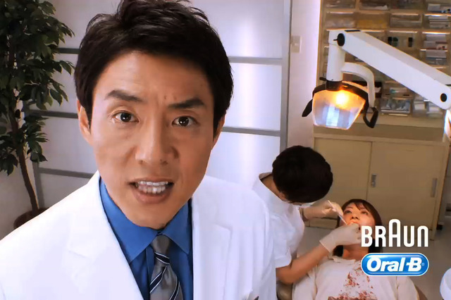 松岡修造がブラッシングを熱血指導！……「ブラウン オーラルB」の新TV CM  画像