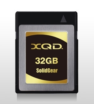 ソリッドギア、一眼デジカメ向け1Gbpsの高速書き込み対応「XQD」メモリカードを3月発売 画像