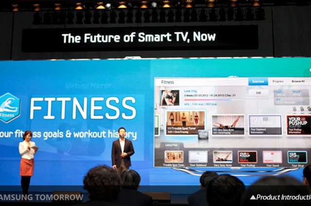 ユーザーの声と動きを認識するスマートテレビ、サムスンが発売 画像