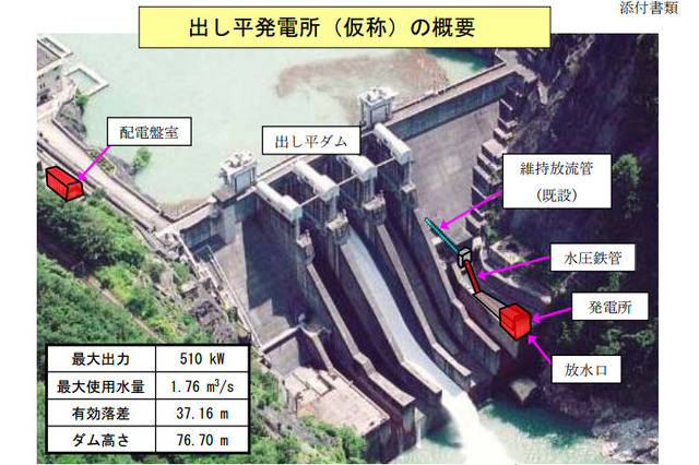 関電、富山に新たな水力発電所……2014年12月の運転開始目指す 画像