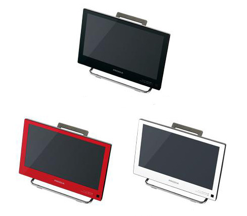 乾電池駆動の12型フルセグテレビ！ 19型の外付けHDD録画対応モデルも 画像