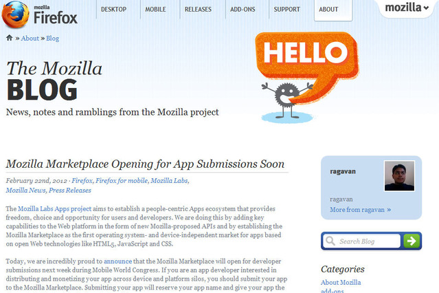 Mozillaもアプリのマーケットをオープン！Firefoxのアドインを配布 画像