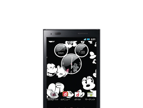 Disney Mobile on docomo P-05Dの事前予約を16日よりスタート！  画像