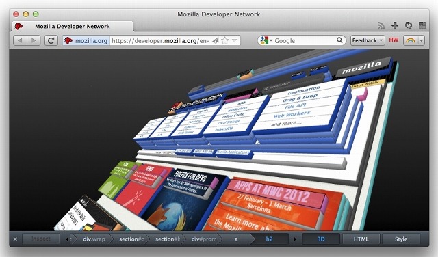 Firefox最新版「Firefox 11」が公開……アドオン同期、ページ構造の3D化などに対応 画像