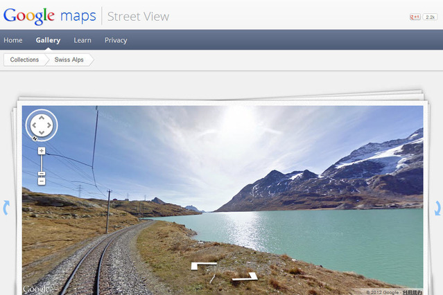 今度はアルプスの景色！Googleがストリートビューにスイス・レーティッシュ鉄道を追加 画像