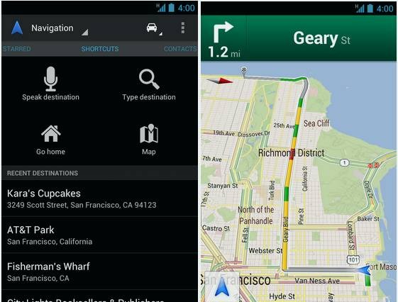 Android用Googleマップがアップデート、Android 4.0に最適化 画像