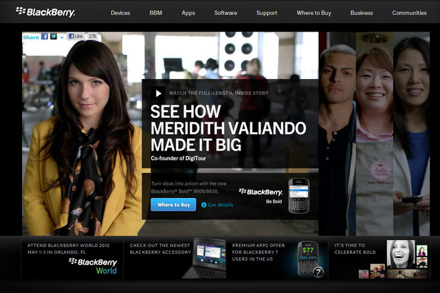 BlackBerryのRIMが第4四半期決算を発表、ついに赤字転落 画像