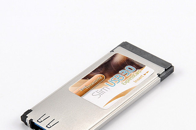 USB3.0ポートを増設するノートPC用インターフェースカード 画像