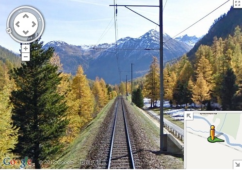 Google、「ストリートビュー」にスイス登山鉄道の風景が追加……ポーランドとタイも初登場 画像