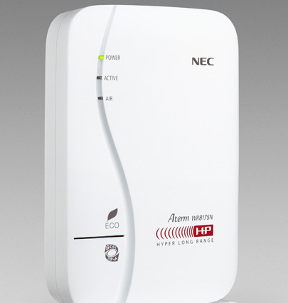 NEC、QRコードで簡単接続！ スマホ・タブレット向け無線LANルータ 画像