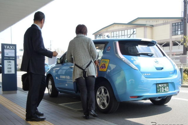EVタクシーシェアのりば、横浜で全国初の運用…EVと従来車を交互配車 画像