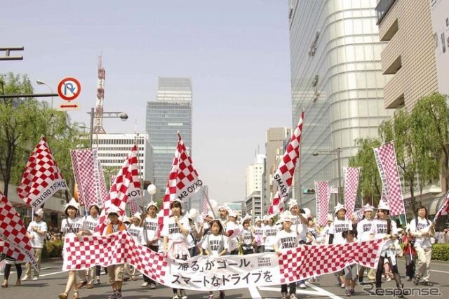 スマートドライバー、柳まつりで呼びかけ 5月5日 画像