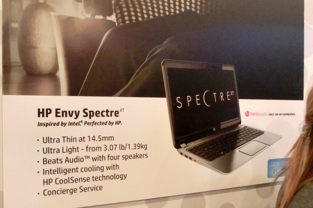 【HP GIS 2012（Vol.2）】デザインと機能性にこだわったハイエンドUltrabook「ENVY Spectre XT」 画像