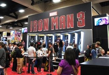 【コミコン2012】マーベル vs DC　企業ブースはいずれも映画重視 画像