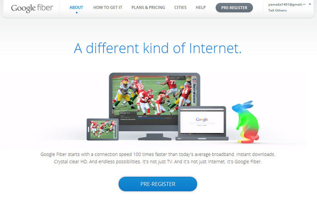 Googleが独自の超高速ネット「Google Fiber」とCATVサービス「Google Fiber TV」を発表 画像