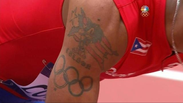 【ロンドンオリンピック】ソニック・ザ・ヘッジホッグの入れ墨選手、銅メダル 画像