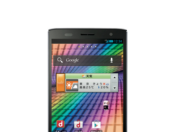 ドコモ、5インチ大画面で急速充電対応の「ELUGA power P-07D」を10日に発売 画像