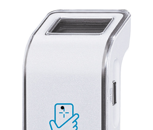 Androidスマホでダイエット！ パナソニック、タッチでデータを記録できる活動量計 画像