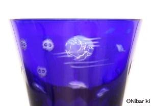『となりのトトロ』が江戸絵切子に 画像