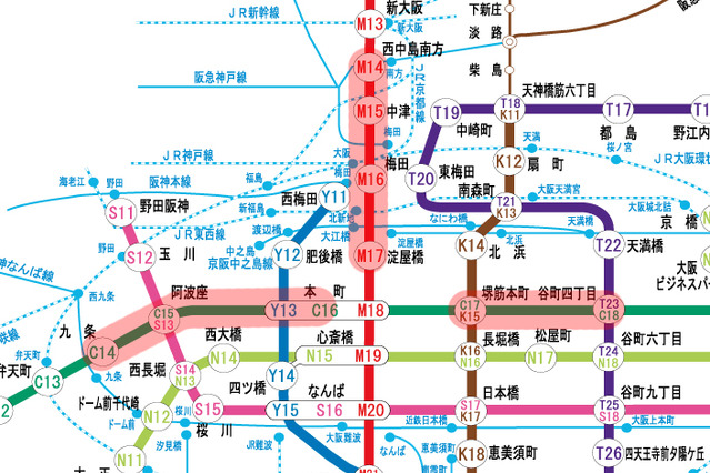 大阪市営地下鉄、中央線・御堂筋線で携帯電話のサービスエリアを拡大 画像