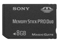 ソニー、大量保存可能な8GBのメモリースティックPROデュオ 画像