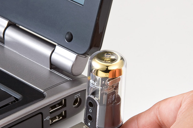 サンワサプライ、5.1chバーチャルサラウンドが楽しめるUSBサウンドアダプタ  画像