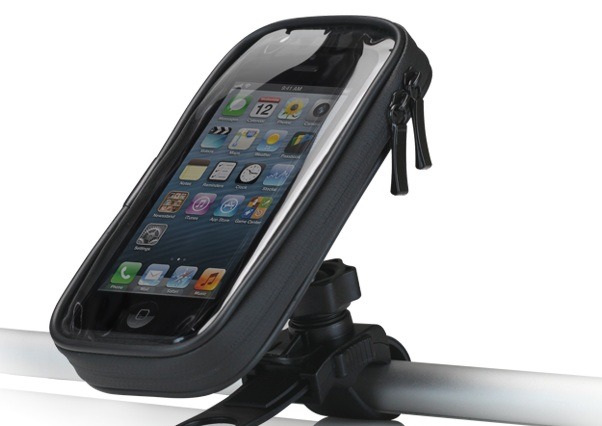 iPhone 5やGALAXY S IIIなどの大きめスマホにも対応の自転車マウント 画像