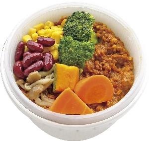 ローソンとタニタのコラボ弁当第2弾…「鶏肉と大豆のまろやかキーマカレー」11月13日発売 画像