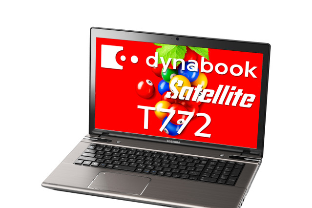 東芝、ハイブリッドHDD搭載のWebオリジナル「dynabook Satellite T772」受注開始  画像