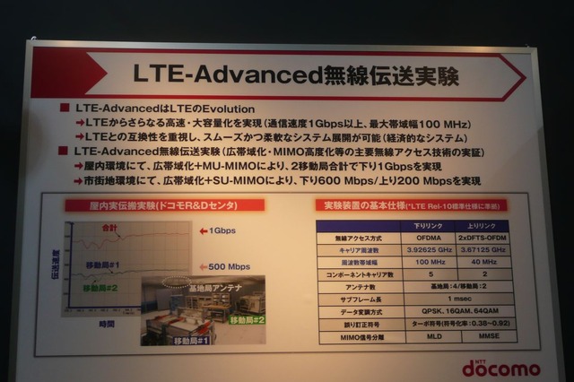 NTTドコモのLTEネットワーク戦略をセミナーで解説 画像