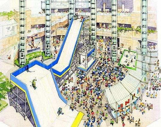 六本木にスキージャンプ台が出現　1月19-20日 画像