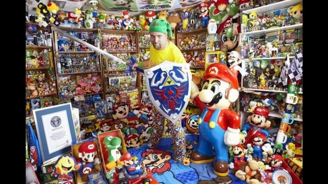 世界でもっとも任天堂グッズを集めた男がギネスに認定 画像