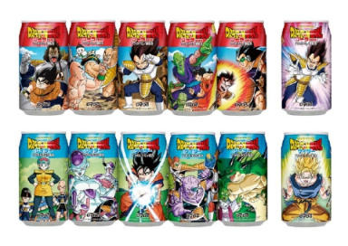 「ドラゴンボール」のコーラ&サイダー発売 7つのアミノ酸とビタミン配合で願いが叶う? 画像