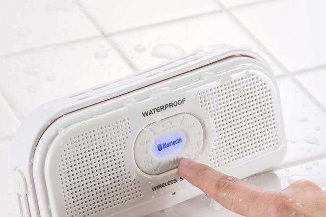 サンワサプライ、IP47対応防水Bluetoothスピーカー……マイク搭載でハンズフリー通話も可能 画像