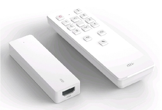 KDDI、スティック型の小型STB「Smart TV Stick」発売……Androidアプリを家庭TVで 画像